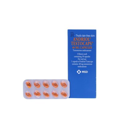 Andriol Testocaps - Undecanoato de testosterona